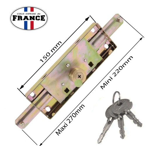Serrure tringles porte de - serrure,